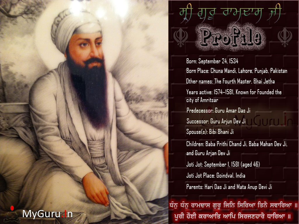 High Quality wallpapers, pictures and images of Guru Ramdas Das Sahib Ji